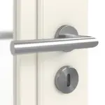 Detailbild Oberfläche RAL 9010 von Doppelflügeltür Landhaus 23 LA 01
