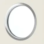 Detailbild vom Glas von Weiß ähnlich RAL 9010 LA Bullauge Basic Lack Innentür - Huga