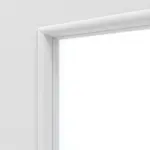 Detailbild des Lichtausschnitts von Bütte Weiß LA 9 Basic Durat Schiebetür - Huga