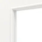 Detailbild des Lichtausschnitts von Pino Weiß LA 11 Basic Durat Schiebetür - Huga