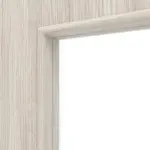 Detailbild des Lichtausschnitts von Eiche lasiert LA 24 Basic Durat Schiebetür - Huga