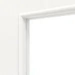 Detailbild des Lichtausschnitts von Pino Weiß LA 24 Basic Durat Schiebetür - Huga