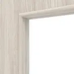 Detailbild des Lichtausschnitts von Eiche lasiert LA 9 Basic Durat Schiebetür - Huga