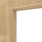 Detailbild des Lichtausschnitts von Asteiche DIN-LA Basic Durat Schiebetür - Huga