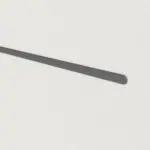 Detailansicht der Lisene von GARANT Brandschutztür T30 Corona 730 Quer Authentic Bianco CePaL