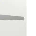 Detailansicht der horizontalen Lisene von CLASSEN Brandschutztür-Set EI30 Venom Alu M1 RAL 9003 CPL inkl. Blockzarge