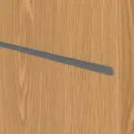 Detailansicht der Lisene von GARANT Wohnungseingangstür Corona 832 Eiche Premium CePaL