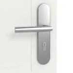 Detailansicht der Oberfläche von LEBO Wohnungseingangstür Kopenhagen 20 Weißlack