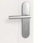 Detailansicht der Oberfläche von LEBO Wohnungseingangstür Kopenhagen 32 Weißlack