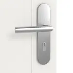 Detailansicht der Oberfläche von LEBO Wohnungseingangstür Kopenhagen 41 Weißlack