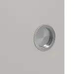 Detailansicht der Oberfläche von WESTAG Doppelflügel-Schiebetür Hellgrau A 402 PortaLit CPL