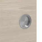 Detailansicht der Oberfläche von WESTAG Doppelflügel-Schiebetür Platineiche Cross EIC 424 PortaLit CPL