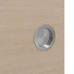 Detailansicht der Oberfläche von WESTAG Doppelflügel-Schiebetür Pinie Hell Cross Pic 11 PortaLit CPL mit Lichtausschnitt LA-1B