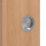 Detailansicht der Oberfläche von WESTAG Doppelflügel-Schiebetür Buche Blumig BU 88 PortaLit CPL mit Lichtausschnitt LA-1D