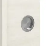 Detailansicht der Oberfläche von WESTAG Doppelflügel-Schiebetür Pinie Weiß Cross PIC 230 PortaLit CPL mit Lichtausschnitt LA-1D