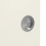 Detailansicht der Oberfläche von WESTAG Doppelflügel-Schiebetür Uni Weiß A 242 PortaLit CPL mit Lichtausschnitt LA-1