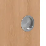 Detailansicht der Oberfläche von WESTAG Doppelflügel-Schiebetür Buche Blumig BU 88 PortaLit CPL mit Lichtausschnitt LA-1