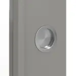 Detailansicht der Oberfläche von WESTAG Doppelflügel-Schiebetür Kitt A 446 PortaLit CPL mit Lichtausschnitt LA-1000