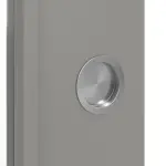 Detailansicht der Oberfläche von WESTAG Doppelflügel-Schiebetür Kitt A 446 PortaLit CPL mit Lichtausschnitt LA-DIN