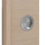 Detailansicht der Oberfläche von WESTAG Doppelflügel-Schiebetür Pinie Hell Cross Pic 11 PortaLit CPL mit Lichtausschnitt LA-DIN