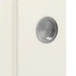 Detailansicht der Oberfläche von WESTAG Doppelflügel-Schiebetür Provence Typ 4002-B Weißlack