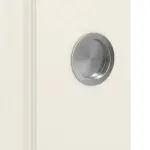 Detailansicht der Oberfläche von WESTAG Doppelflügel-Schiebetür Provence Typ 4002 Weißlack