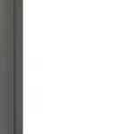 Detailansicht des Lichtausschnitts von HÖRMANN Doppelflügeltür Staubgrau RAL 7037 Lack ProLine mit Lichtausschnitt LA-6 Raute mit Zarge