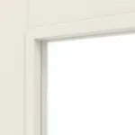 Detailansicht des Lichtausschnitts von Klassik Weiß RAL 9010 Westalack Bretagne 3001-LA Doppelflügeltür - Westag