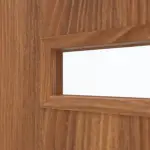 Detailansicht des Lichtausschnitts von CLASSEN Doppelflügeltür Century M7 Akazie ST Primo mit Lichtausschnitt inkl. Zarge