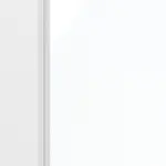 Detailansicht des Lichtausschnitts von CLASSEN Doppelflügeltür Frame 5.6 Uni Weiß Dekorfolie mit Lichtausschnitt inkl. Zarge