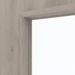 Detailansicht des Lichtausschnitts von WESTAG Doppelflügeltür Sala Eiche Ei 443 Portalit CPL mit Lichtausschnitt LA-100 inkl. Zarge