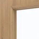 Detailansicht des Lichtausschnitts von WESTAG Doppelflügeltür Artis Eiche Ei 793 Portalit CPL mit Lichtausschnitt LA-100 inkl. Zarge