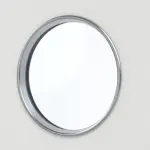 Detailansicht des Lichtausschnitts von GARANT Doppelflügeltür inkl. Zarge Matt Weißlack 9016 G-TEC mit Lichtausschnitt LA-12