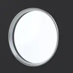 Detailansicht des Lichtausschnitts von GARANT Doppelflügeltür inkl. Zarge Matt RAL 9005 G-TEC mit Lichtausschnitt LA-13