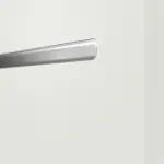 Detailansicht der Fräsung von Dynamic 3.8 Lisenen Lackweiß RAL 9003 Doppelflügeltür inkl. Zarge - Classen