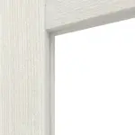 Detailansicht des Lichtausschnitts von CLASSEN Doppelflügeltür Havana M3 Norwegische Esche CPL mit Lichtausschnitt inkl. Zarge