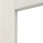 Detailansicht des Lichtausschnitts von CLASSEN Doppelflügeltür Havana M4 Norwegische Esche CPL mit Lichtausschnitt inkl. Zarge