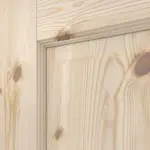 Detailansicht der Fräsung von Typ 6002-04-SP6 Kiefer Massivholz Doppelflügeltür inkl. Zarge - Radex