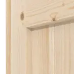 Detalansicht der Fräsung von Loft V Fichte Massivholz Doppelflügeltür inkl. Zarge - Radex