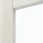 Detailansicht des Lichtausschnitts von CLASSEN Doppelflügeltür Lukka M5 Norwegische Esche CPL mit Lichtausschnitt inkl. Zarge