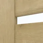 Detailansicht des Lichtausschnitts von CLASSEN Doppelflügeltür Magnetic M4 Riviera Eiche 3D Look mit Lichtausschnitt inkl. Zarge