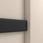 Detailansicht der horizontalen Lisene von CLASSEN Doppelflügeltür Mamba M2 Uni Kaschmir Iridium inkl. Zarge 