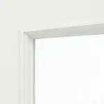 Detailansicht des Lichtausschnitts von CLASSEN Doppelflügeltür Natura LA 2/3 Weiß Primo inkl. Zarge mit Lichausschnitt