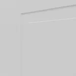 Detailansicht der Fräsung von JELD-WEN Doppelflügeltür Shape 2F/3F Nickelgrau ähnlich RAL 7047 ExpertLack mit Lichtausschnitt LA-1G mit Zarge