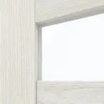 Detailansicht des Lichtausschnitts von CLASSEN Doppelflügeltür Tosca M3 Norwegische Esche CPL mit Lichtausschnitt inkl. Zarge