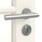 Detailansicht der Oberfläche von Typ 18-SP 10-B Weißlack Doppelflügeltür inkl. Zarge - Kilsgaard