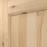 Detailansicht des Designelements von Typ 02-02-B Kiefer Massivholz Doppelflügeltür inkl. Zarge - Kilsgaard