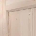 Detailansicht des Designelements von Typ 02-04-LA 2 Fichte Massivholz Doppelflügeltür inkl. Zarge - Kilsgaard