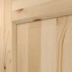 Detailansicht des Designelements von Typ 02-04-SF 9 Kiefer Massivholz Doppelflügeltür inkl. Zarge - Kilsgaard