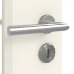 Detailansicht der Oberfläche von Typ 42-LA Weißlack Doppelflügeltür inkl. Zarge - Kilsgaard